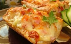 Быстрый сэндвич-пицца в духовке