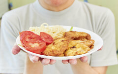 Пангасиус в сырном кляре на сковороде