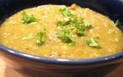 Гороховая каша с маслом в мультиварке