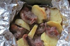 Запеченная свинина в фольге - пошаговый рецепт с фото на ЯБпоела