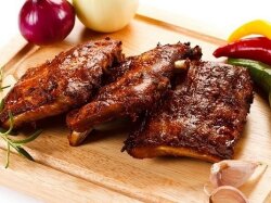 Маринованные свиные ребрышки в рукаве