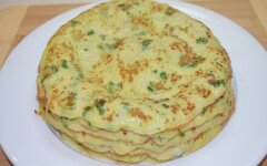 Кабачковые блинчики с кефиром