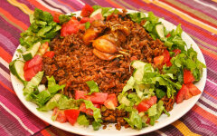 Ферганский плов с барбарисом и изюмом