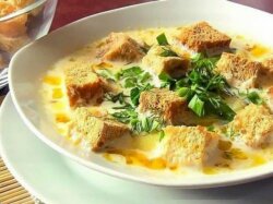 Сырный супчик с картофелем и морковью