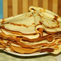 Блины на молоке