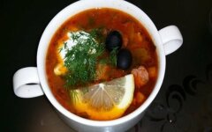 Мясная солянка для ленивых