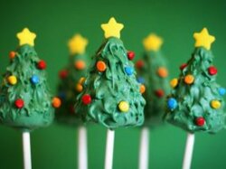 Картошка-елочка с вяленой вишней