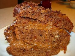 Торт «Цыганка» с вареной сгущенкой