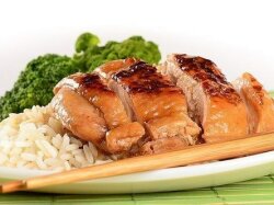 Куриное филе с медом и соевым соусом по-японски