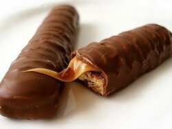 Шоколад «Твикс» в домашних условиях