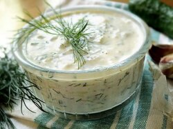Укропно-йогуртовый соус к морепродуктам