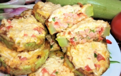 Мини пиццы из кабачков в мультиварке