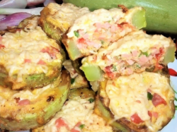 Мини пиццы из кабачков в мультиварке