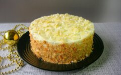 Торт «Пломбир» со вкусом мороженого