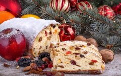 Рождественский кекс с апельсинами и сухофруктами