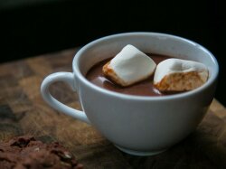 Горячий шоколад со сметаной по-французски