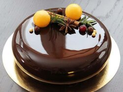 Зеркальная глазурь на сливках для торта