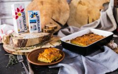 Гратен из картофеля с сыром и сливками