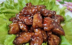 Куриное филе в кисло-сладком соусе