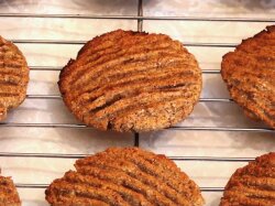 Постное банановое печенье без глютена