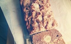 Протеиновый шоколадно-банановый хлеб