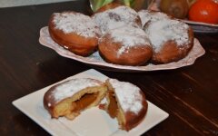 Чешские пончики с ромом