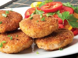 Пикантные рыбные котлеты с сыром и зеленью