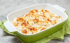 Запеканка из морской рыбы в мультиварке