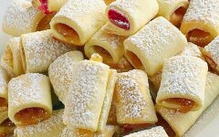 Полосочки с ягодной начинкой