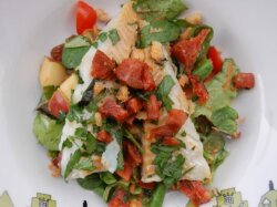 Канадский рыбный салат с сельдереем