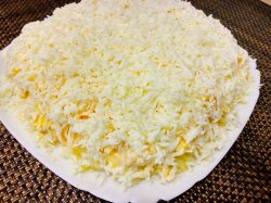 Слоеный салат «Нежность» с курицей