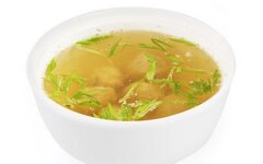 Бульон с фрикадельками из куриного филе