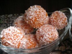 Морковные трюфели с курагой