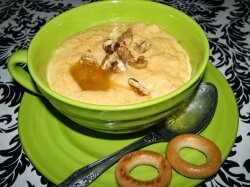 Манная каша с тыквой для детей в мультиварке