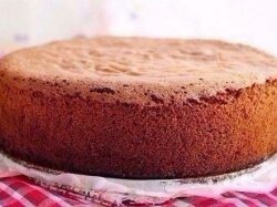 Нежный бисквит на меду