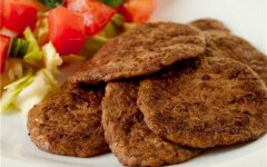 Простые котлетки из свиной печени
