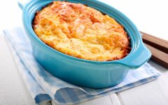Нежное куриное суфле со сливками в духовке