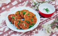 Колдуны с фаршем в сметане