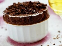 Быстрый шоколадный пирог в чашке