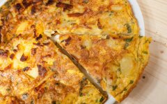 Омлет с картошкой и луком по-испански