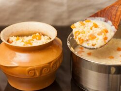 Молочная пшенная каша с тыквой из детства