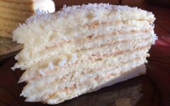 Торт «Рафаэлло» с кокосовым кремом