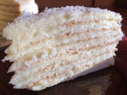 Торт «Рафаэлло» с кокосовым кремом
