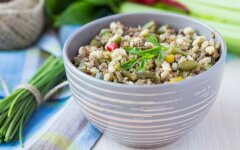 Перловка с говядиной и грибами в мультиварке