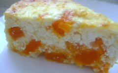 Творожная запеканка с яблоком и морковью в духовке