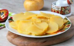 Пареная репа кружками в духовке