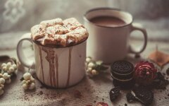 Какао с маршмеллоу по-восточному