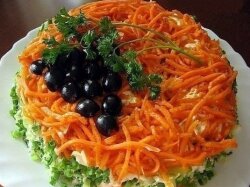 Салат «Изабелла» с грибами