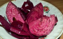 Маринад для капусты со свеклой и морковью