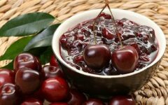 Вишневое варенье с лимонной кислотой в мультиварке